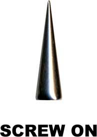 14059 Stahl Piercing lange Spitze Verschluss Schraubspitze