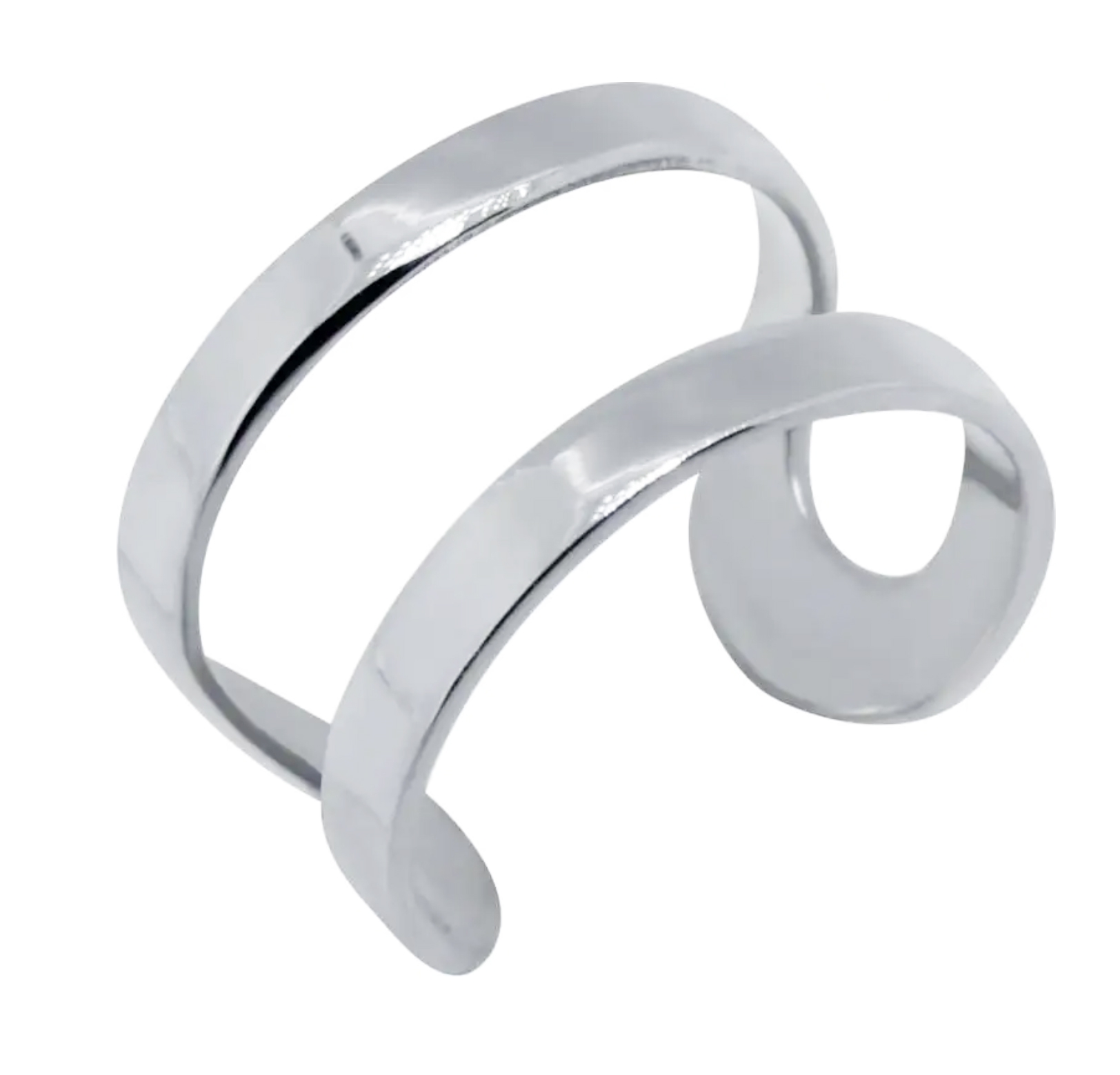 Ohrklemme aus 925er Sterling Silber Fake Ohr Piercing