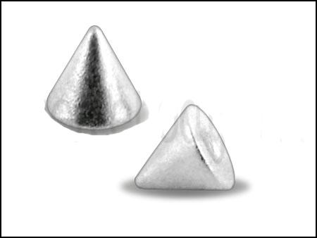 Acryl Piercing Spitze Perlen Optik Verschluss 1.2mm Schraubspitze