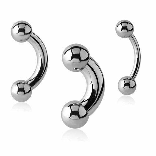 Banane Curved Barbell Intimpiercing Prinz Albert von 2.0mm bis 12.0mm Stabstärke