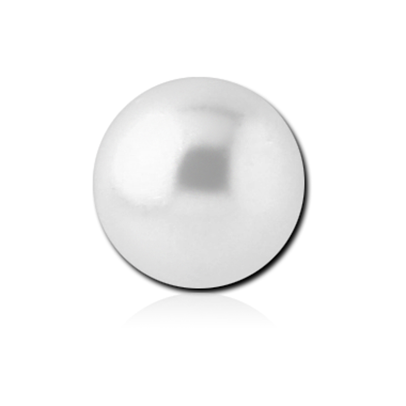 Synthetische Schraubperle Perle mit Gewinde für 1.2mm und 1.6mm Stege Synthetische Schraubperle Perle mit Gewinde für 1.2mm und 1.6mm Stege