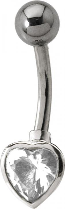 cbp-25-cr_kopie Bauchnabel-Piercing Crystal Belly Herz