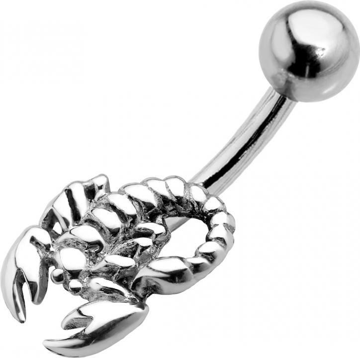 Bauchnabelpiercing Skorpion