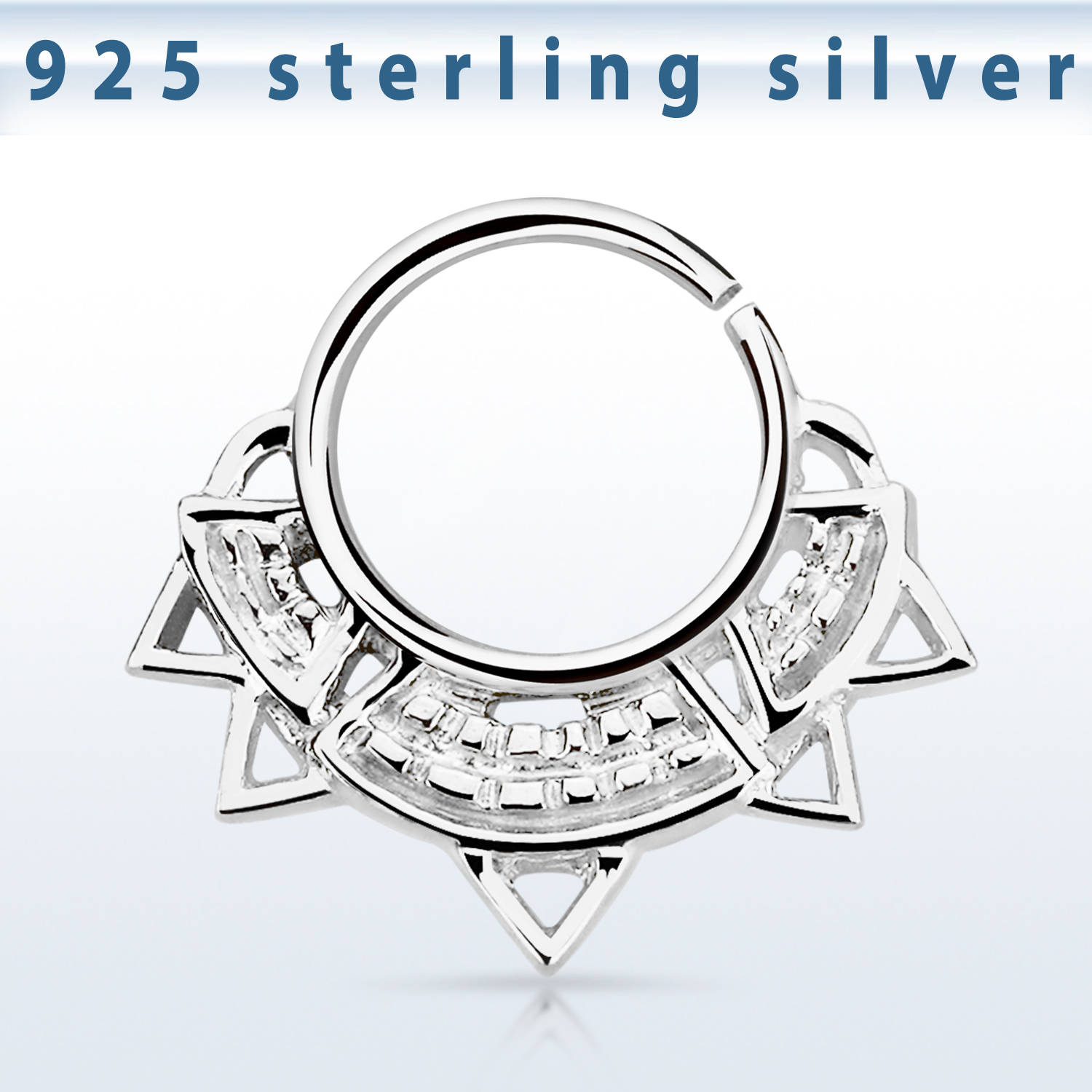 Septum Septumring 925er Sterling Silber