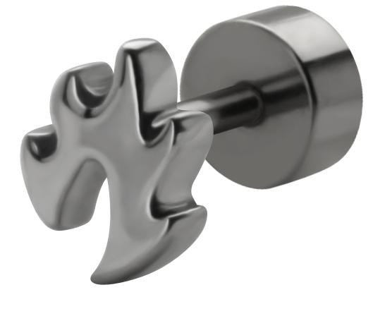 ssfp-01_kopie Stahl Piercing Kugel Flammen Motiv Verschluss 1.2mm Schraubkugel