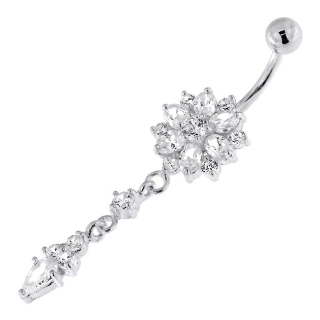 Bauchnabelpiercing Titan Silbermotive kaufen | Bauchnabelpiercings