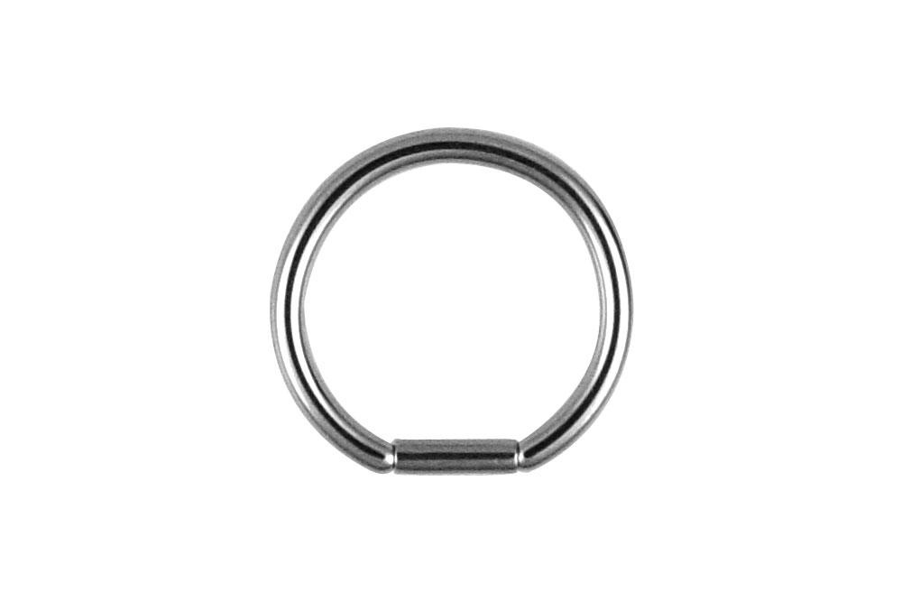 Bar Closure Ring aus Chirurgenstahl in 1.2mm/1.6mm/2.0mm Stärke