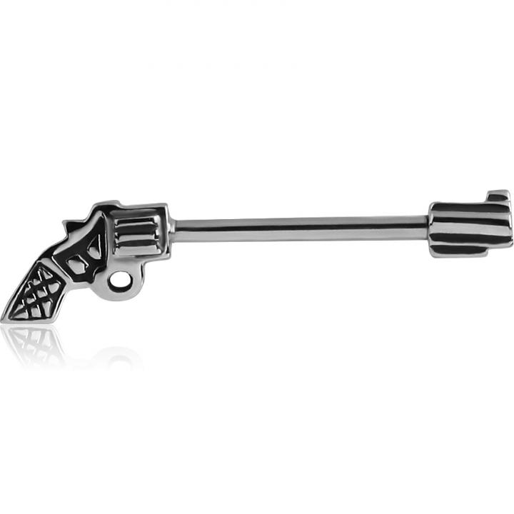 Brustwarzen-Piercing Revolver Barbell Hantel Nippel Piercing