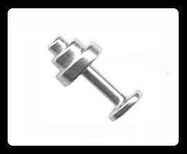 1867_1 Piercing Labret Stecker Hantel aus Stahl 1,2 und 1,6 mm