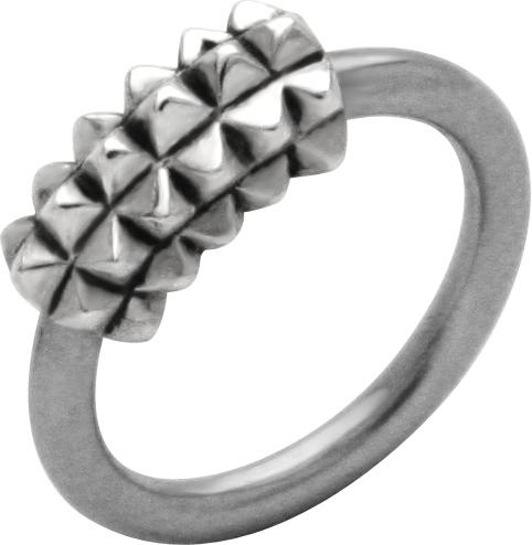 dcrt-03_kopie Bauchnabelpiercing Pyramiden Nieten BCR Piercing Ring Stahl o Titan