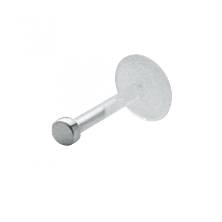 PTFE Tragus Labret Disk silber schwarz goldfarbig roségoldfarbig