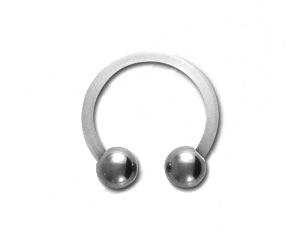 pt300a Hufeisen Circular Piercing PTFE Kugeln Stahl oder Titan 1.2/1.6 mm