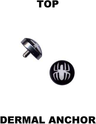 14186 Micro Dermal Anchor Aufsatz Insekt Hautanker Stahl