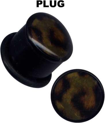 32068 Plug Ohr Piercing Tarnmuster Camouflage Acryl