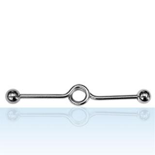 bdb14 Industrial Piercing Stahl Spirale Barbell Ohr Schmuck 1.6 x 35/40