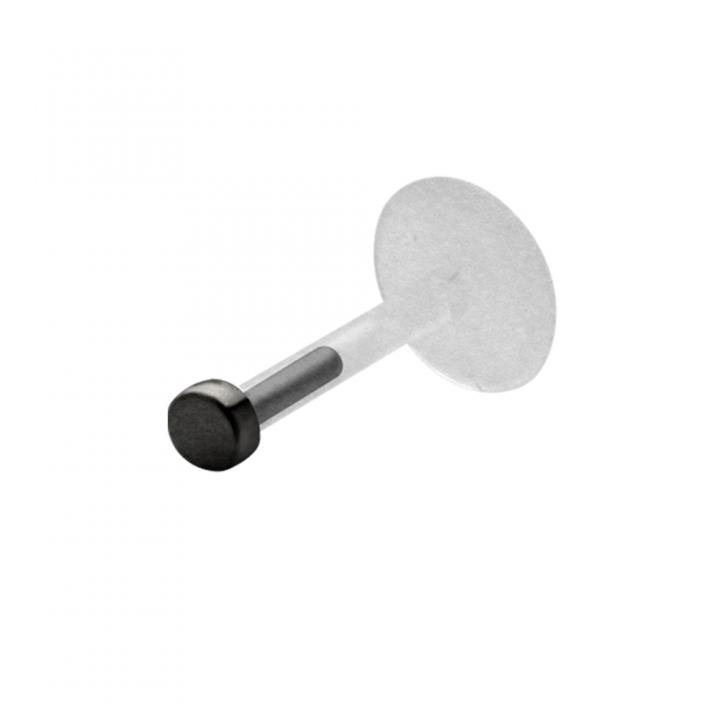 PTFE Tragus Labret Disk silber schwarz goldfarbig roségoldfarbig