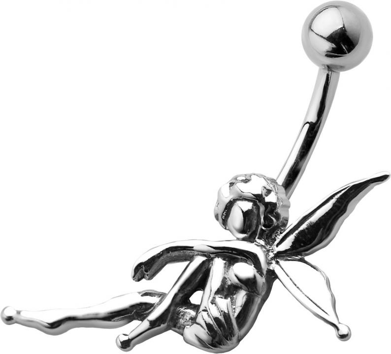 🦚 Bauchnabelpiercing Bananabell mit Motiv Elfe 🦚 Bauchnabelpiercing Bananabell mit Motiv Elfe