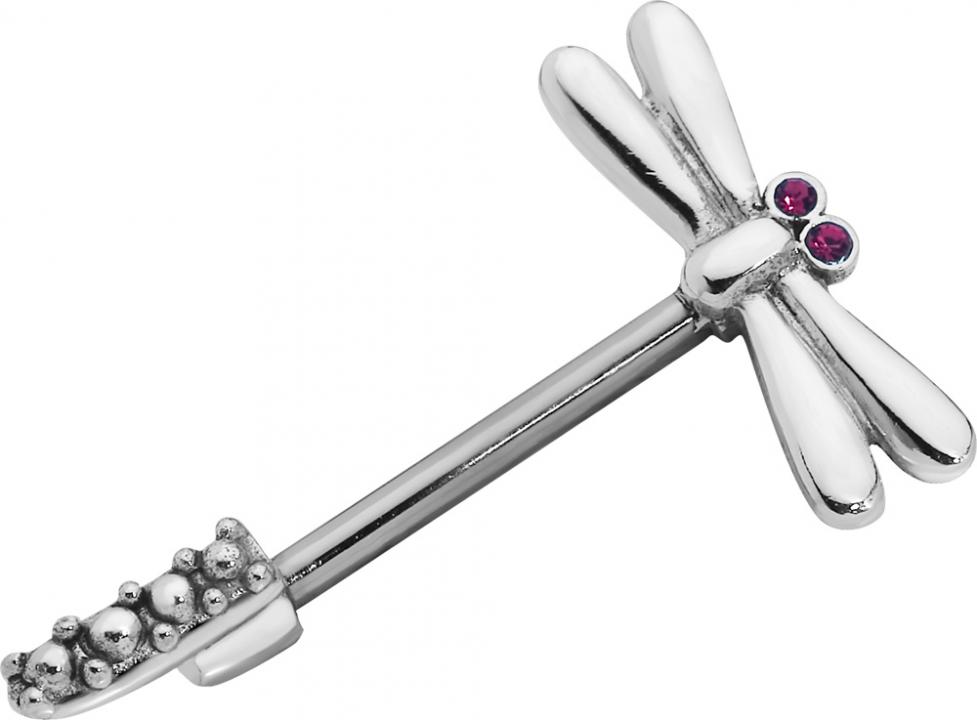 Brustwarzen-Piercing Libelle Barbell Hantel Nippel Piercing