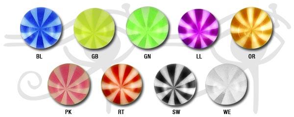 uv704a_g1_1_1 Hufeisen Circular Piercing Beachballs Titan u Stahl 1.6 mm 9 Farben