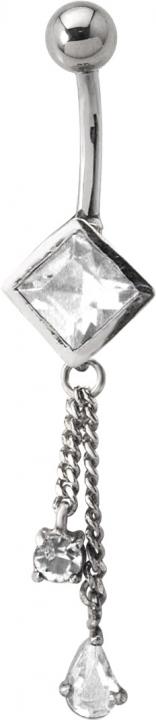 cbp-09-1_kopie Bauchnabelpiercing Kettchen Anhänger Crystal Belly