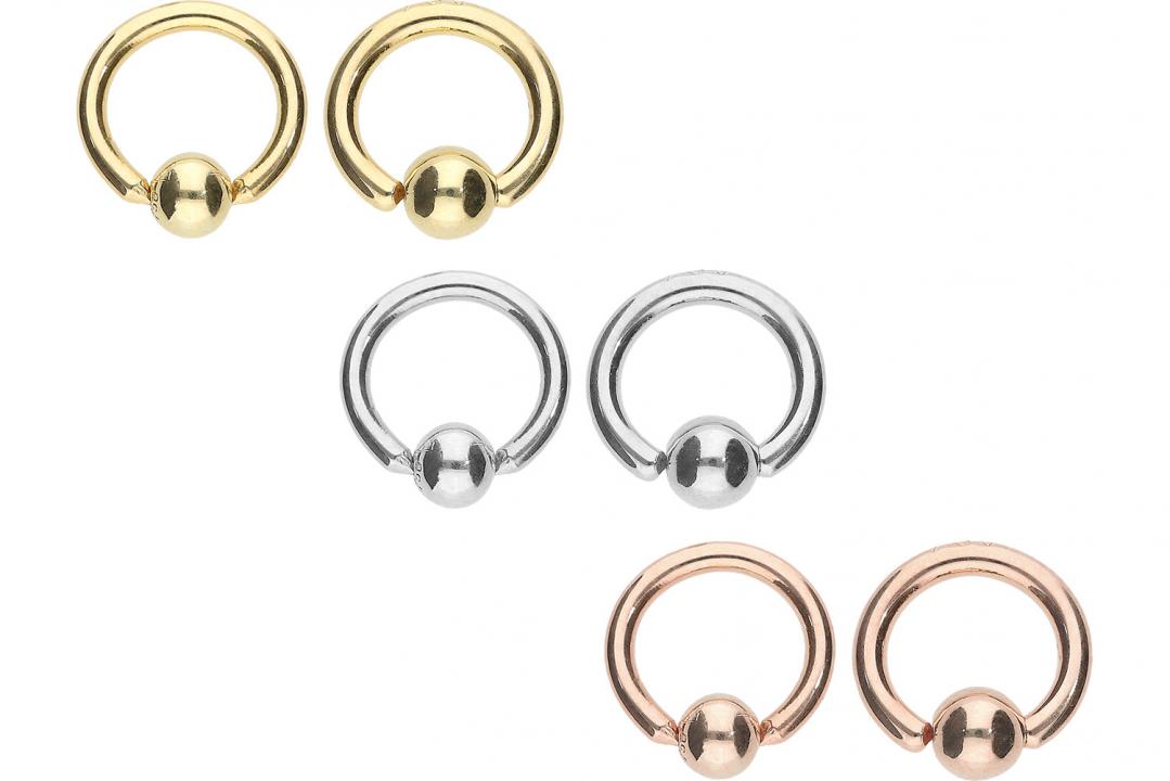 RGX200 BCR Klemmring 18karat Echtgold Gelbgold Weissgold Roségold