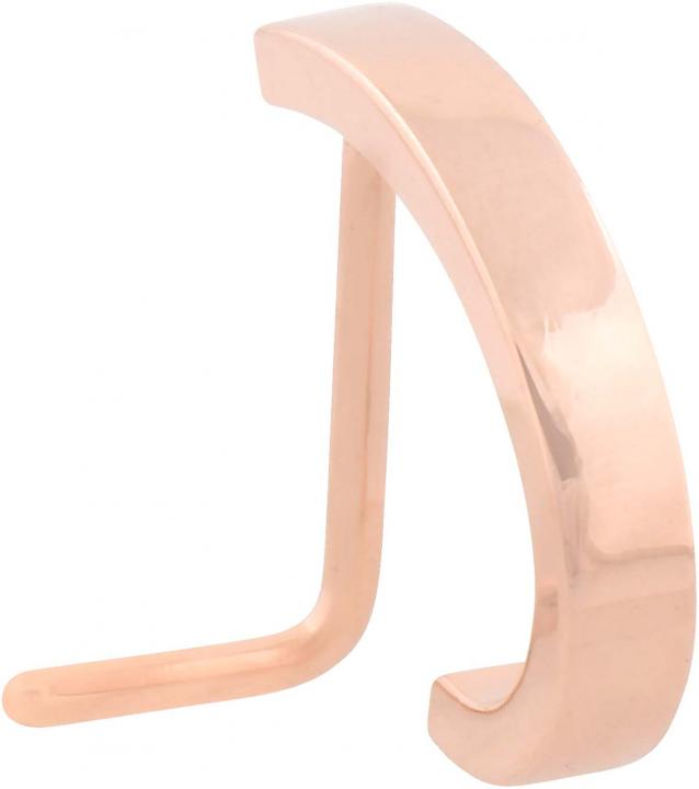 Nasenstecker Spirale Chirurgenstahl roségoldfarbig modernes Design 0.8mm Stärke