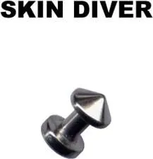 Piercing Skindiver® aus Titan 1.2mm Stabstärke mit 3mm-Spitze