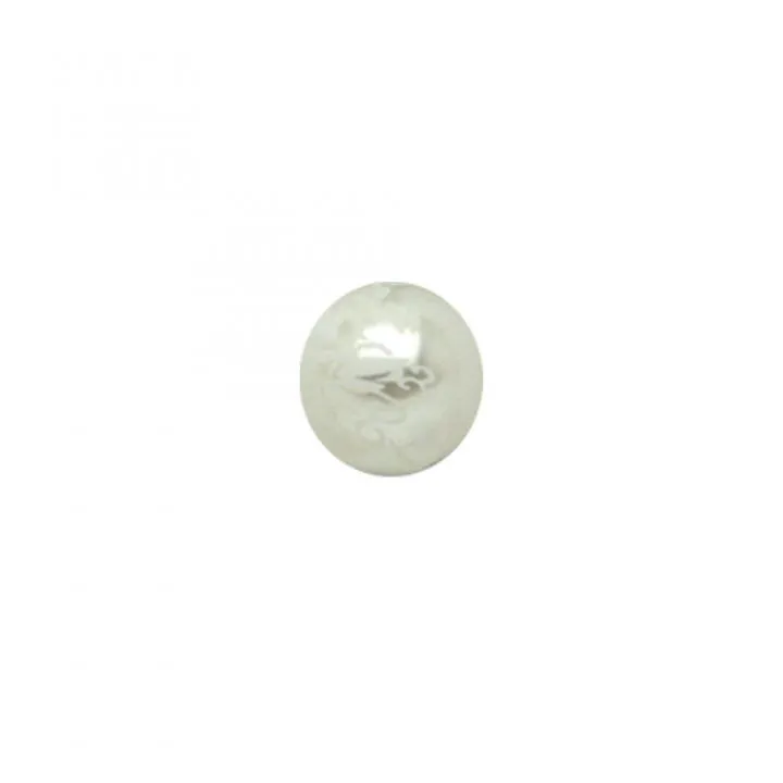 Piercing Kugel Perle mit Blumenmuster Verschluss 1,6mm Schraubkugel