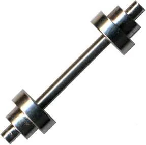 Piercing Barbell mit Hanteln Stahl 1,2 mm / 1,6 mm von 6mm bis 22mm
