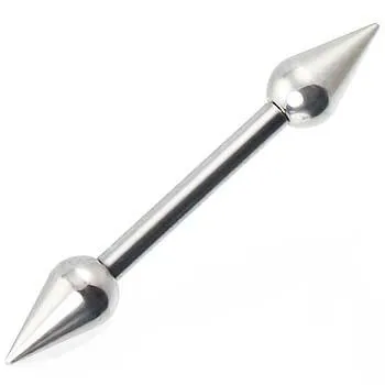 Piercing Barbell zwei Tropfen Teardrops Stahl 1,2mm und 1,6mm