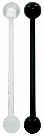 Barbell PTFE mit farbigen Acryl Kugeln 1.2 oder 1.6 mm 11 Farben